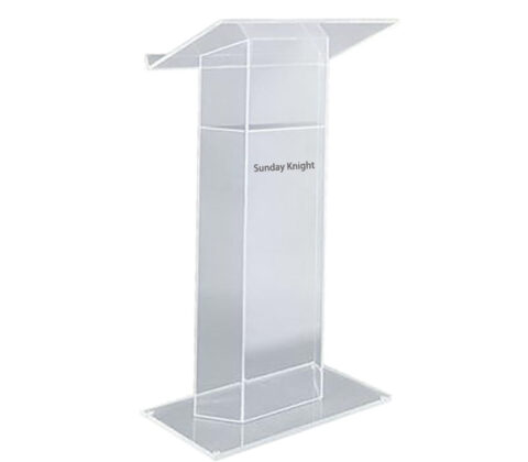 Quality furniture manufacturers custom acrylic plexiglass lectern AP-970