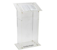 Best furniture manufacturers custom plastic fabrication speech podium for sale AP-971