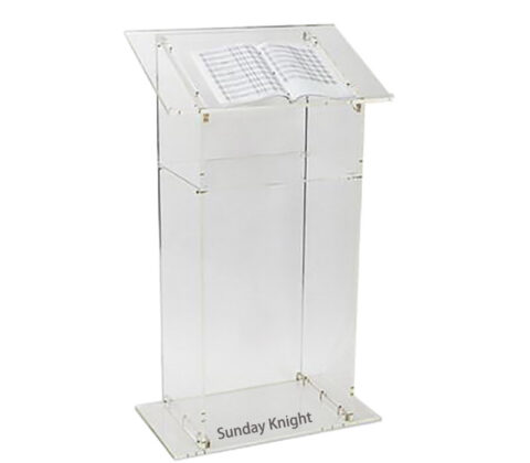 Best furniture manufacturers custom plastic fabrication speech podium for sale AP-971