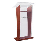 Furnitures manufacturers custom custom design plexiglass modern pulpit AP-984