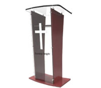 Perspex furniture suppliers custom design acrylic church pulpit furniture AP-985