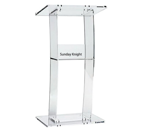 Podium manufacturers custom clear acrylic lecterns and podiums furniture AP-989