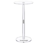 Wholesale custom acrylic small round drink table