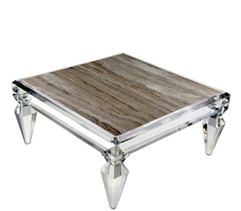 Wholesale custom acrylic low coffee table